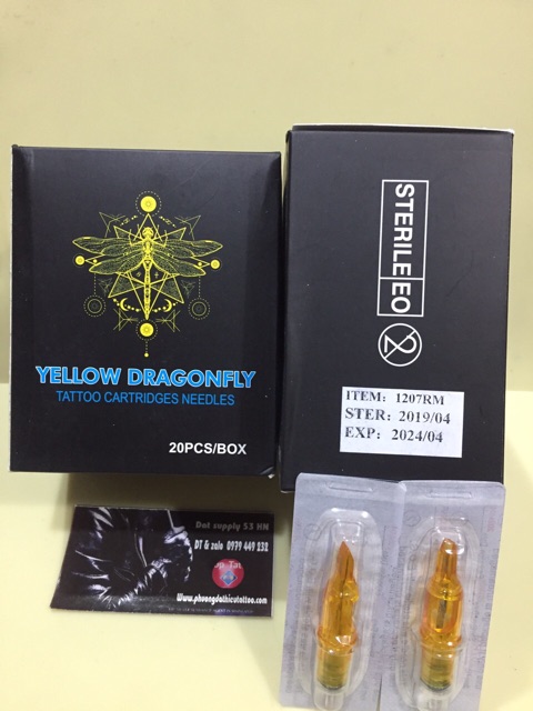 Kim Pen Ngòi vàng 1207RM Yellow dragonfly đánh bóng