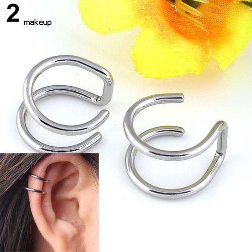 Khuyên kẹp vành tai bằng thép không rỉ cao cấp