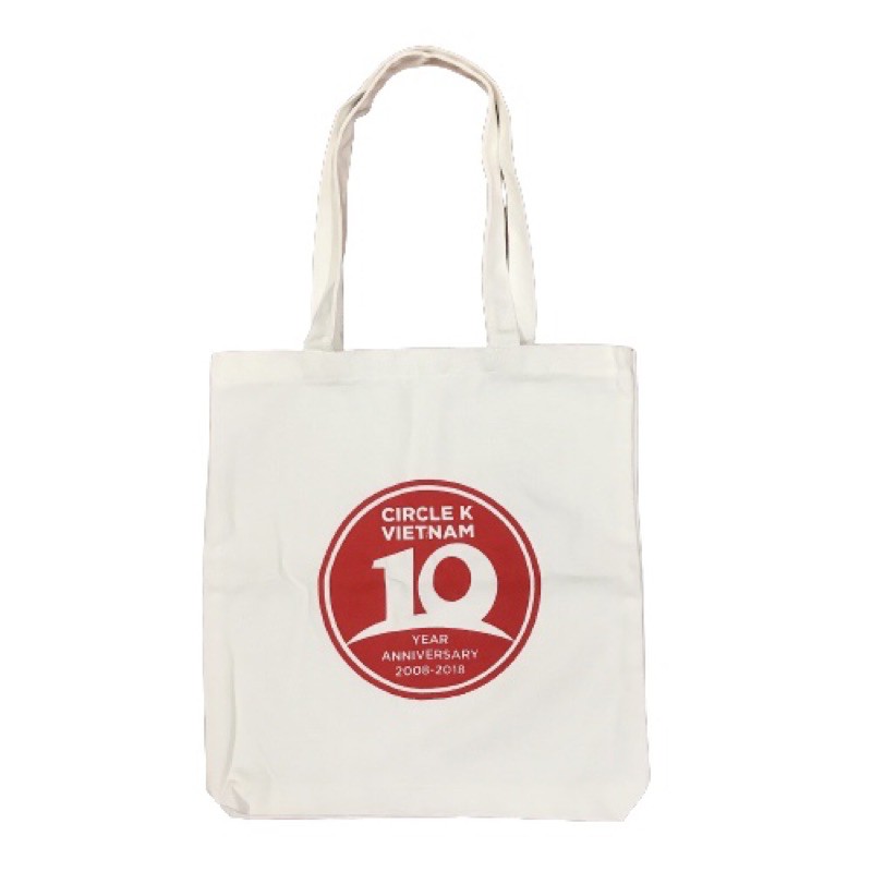 Túi Tote Canvas Circle K Vải Đẹp Cực Hot