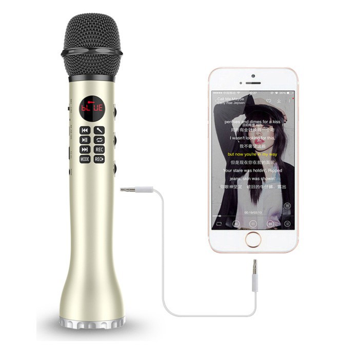  Micro karaoke Bluetooth Kèm loa chính hãng 3 trong 1 PF167 L598  C[ LẺ=SỈ ]