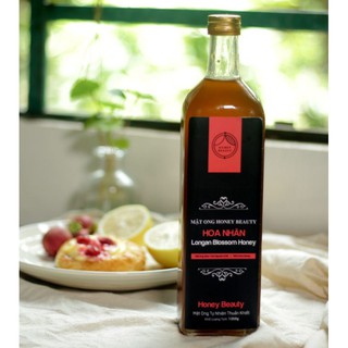 Mật ong nguyên chất hoa Nhãn Hưng Yên ❤️FREESHIP❤️cao cấp Honey Beauty 1.000ml có bảo hành