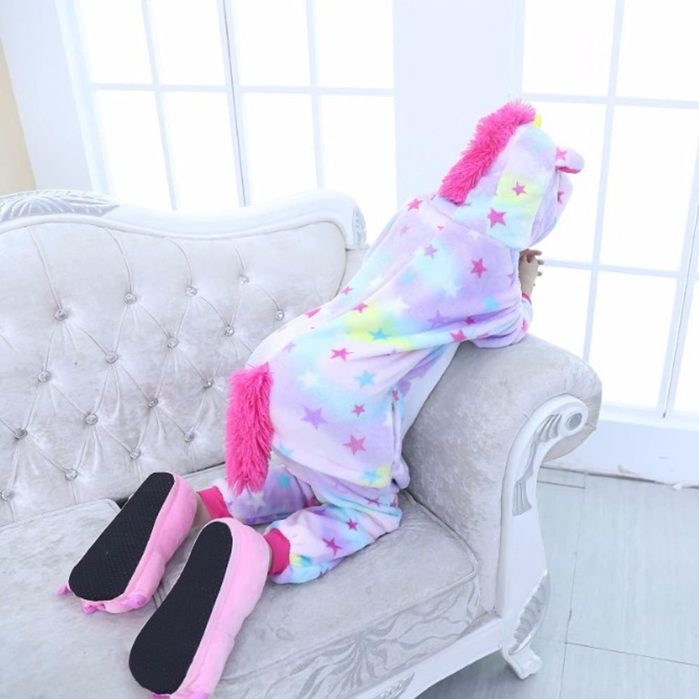 Bộ Đồ Ngủ Pijama Hình Ngựa Một Sừng Dễ Thương Cho Bé