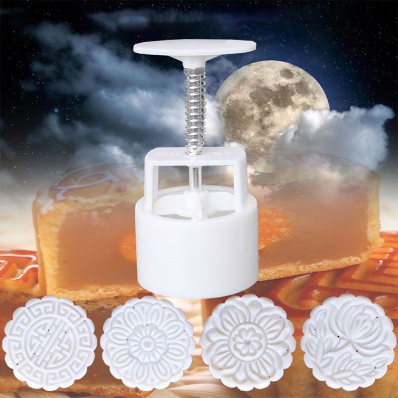 khuôn bánh trung thu 100gr 4 mặt