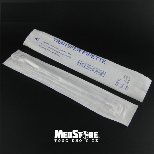 Ống bón sữa tiệt trùng, ống nhỏ giọt pipet 3ml tiệt trùng cao cấp