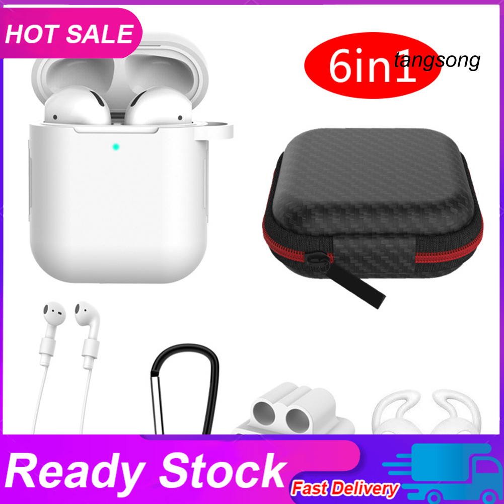 Hộp Đựng Tai Nghe Bluetooth Ts-6 Trong 1 Cho Air-Pods 1 2