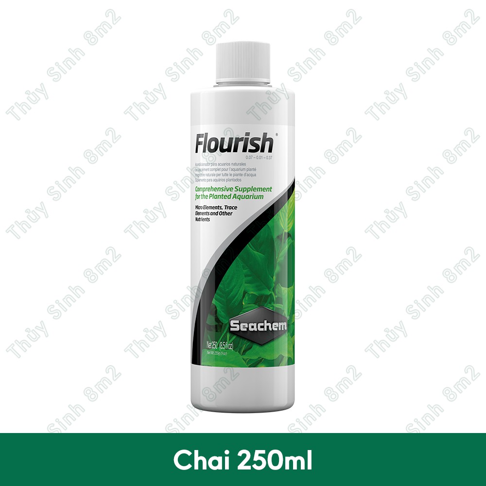 Phân Nước Seachem Flourish - Cung cấp Vi lượng cho cây thủy sinh - 8m2