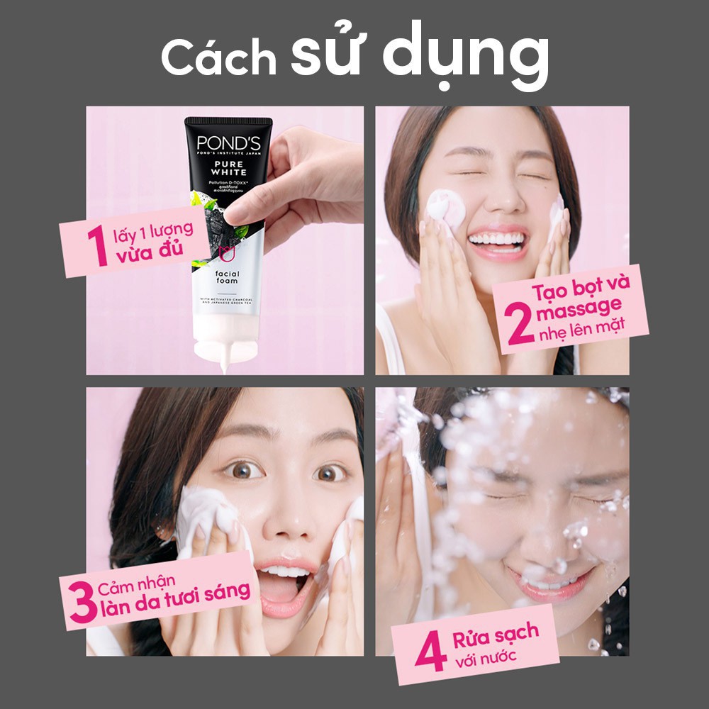 SỮA RỬA MẶT BÙN KHOÁNG POND'S ĐEN 50G