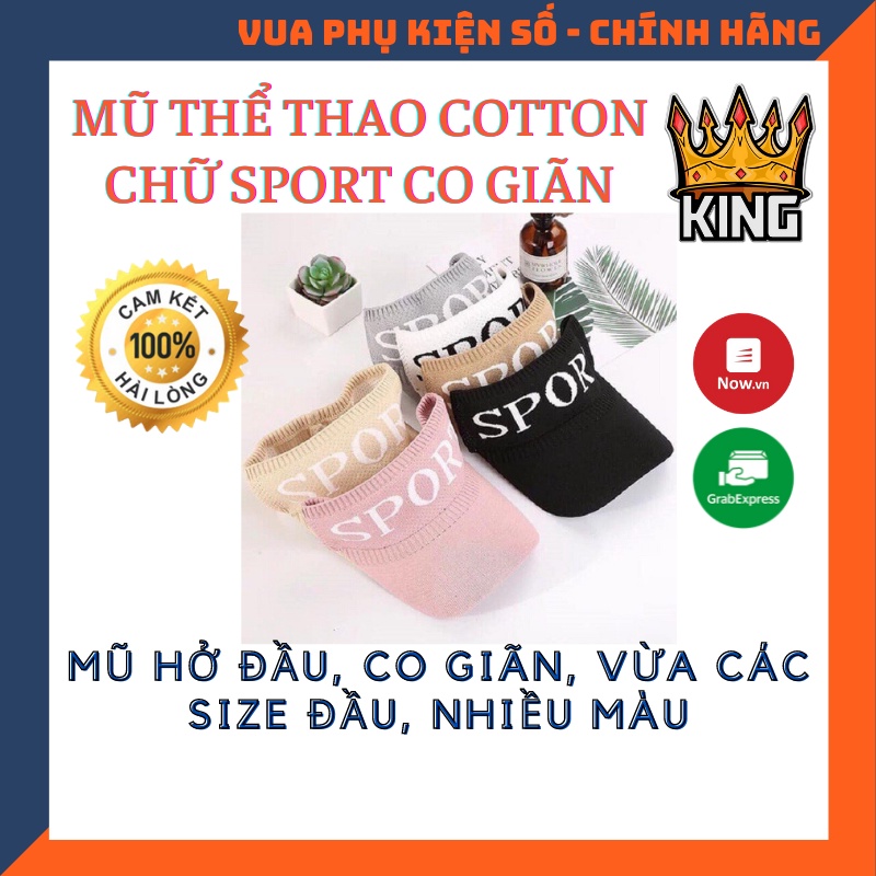 Mũ thể thao chống nắng cá tính, sành điệu