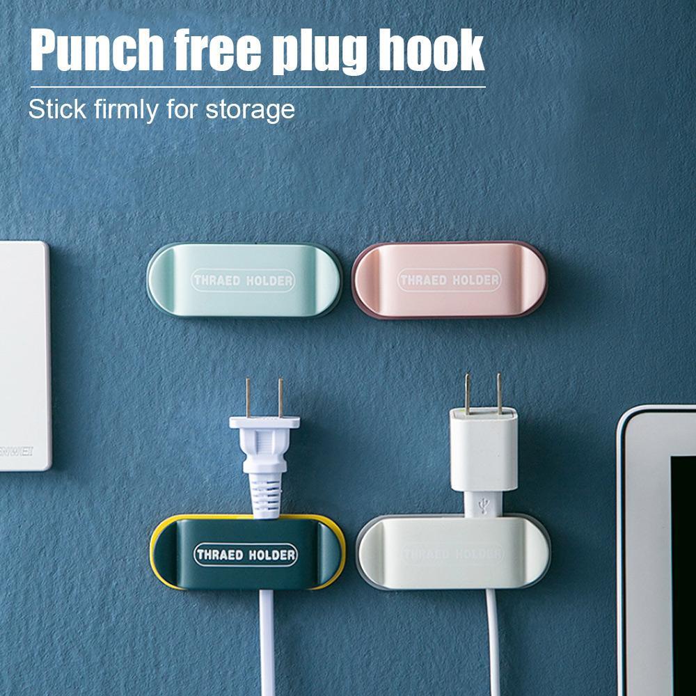 KUNHEV Bộ 4 Giá Đỡ Cố Định Dây Cáp Gắn Tường Gọn Gàng Thời Trang