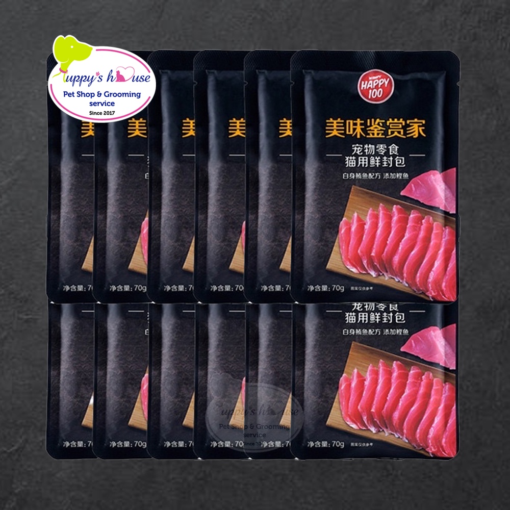 WANPY HAPPY 100 PREMIUM _Pate- Thức ăn ướt cho mèo - gói 70g