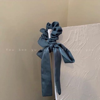 dây buộc tóc nơ lụa vintage
