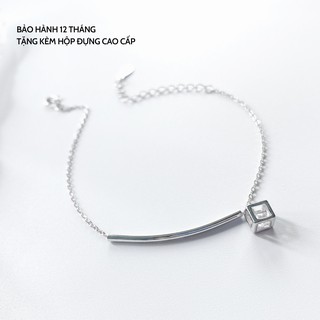 [DEAL SỐC] Lắc tay bạc nữ Cubix Miuu Silver