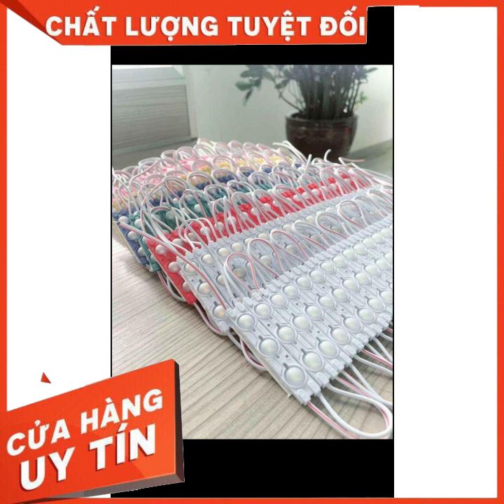 Thanh Đèn Led 3 mắt 6011 lồi ngoài trời điện 12v Đủ Màu
