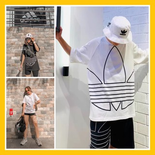Áo thể thao nam nữ big tref olt white