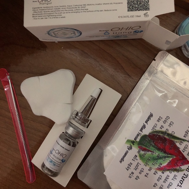 Combo ủ mụn ohio cho khách