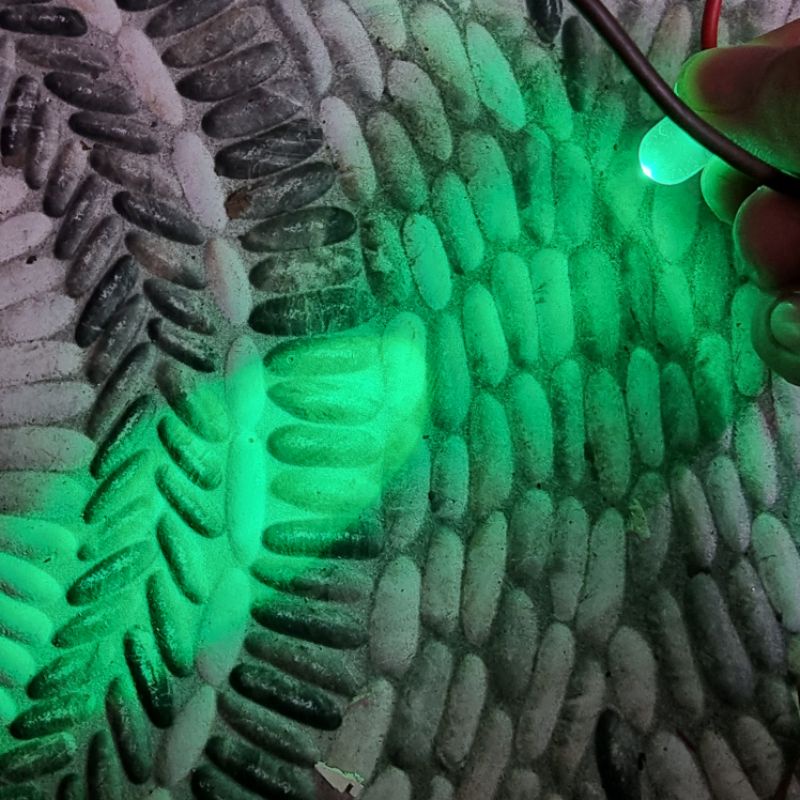 1 bóng đèn led xanh lá .đỏ. dương 1cm (tháo máy)