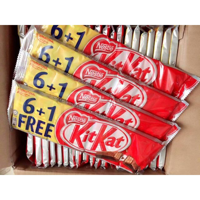 Sô cô la KitKat Nestle gói 119g (17g x 7 cái)