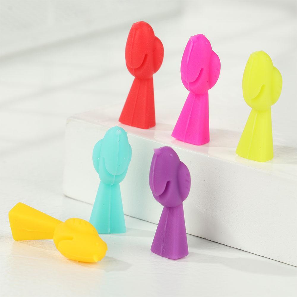 Set 1 / 6 Nhãn Đánh Dấu Ly Rượu Nhiều Màu