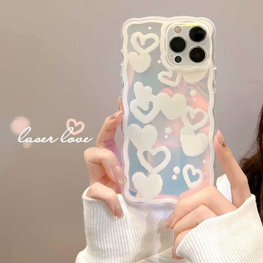 Ốp lưng iphone trái tim 3D cho Iphone 7 8 Plus SE X XS XS Max 11 12 13 14 Pro Max