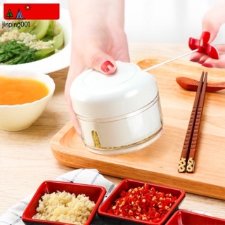 Dụng cụ xay tỏi ớt mini, Máy xay tỏi kéo tay mini cho nhà bếp