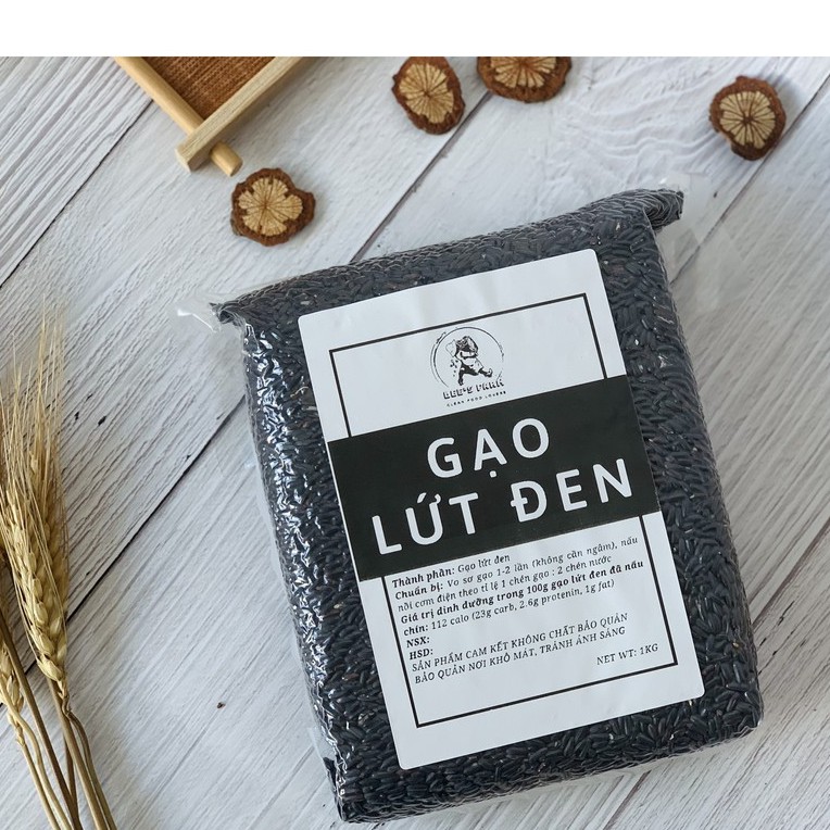Gạo Lứt Đen Hữu Cơ Ăn Kiêng Túi 1Kg 100% Nguyên Chất | BigBuy360 - bigbuy360.vn