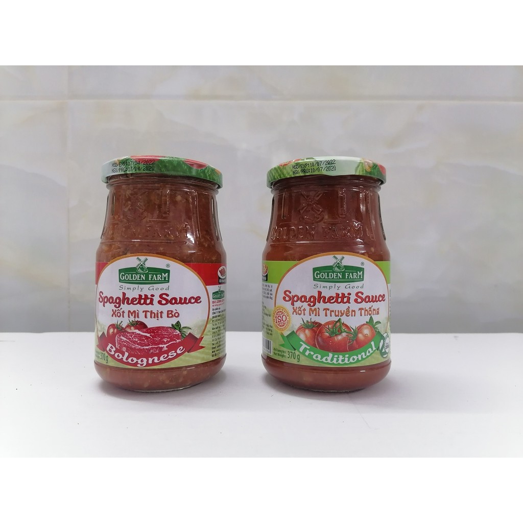 Sốt Mì Spaghetti Thịt Bò Golden Farm 370g