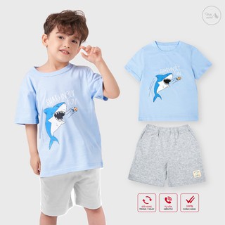 [Made in Vietnam] Bộ Bé Trai Bộ Cộc Tay Cho Bé Mùa Hè Chất Cotton Mã Xuất Online 03