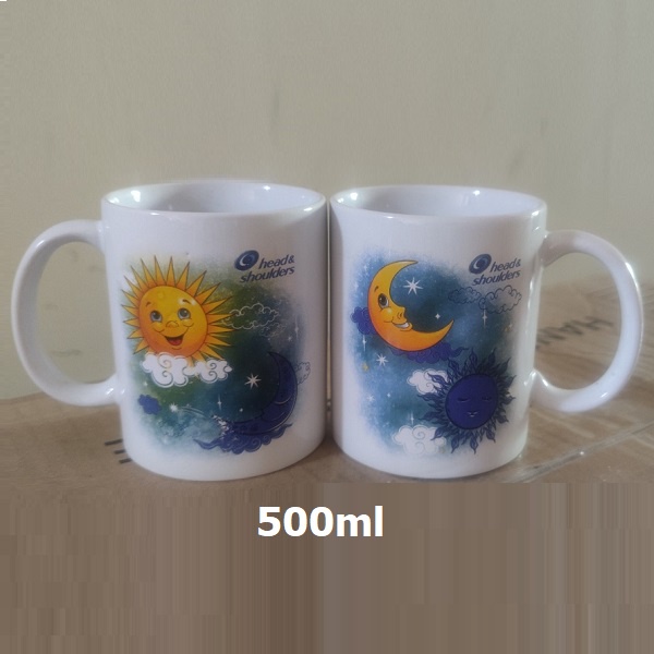 Combo 2 ca sứ uống nước 350ml - ca sứ đẹp