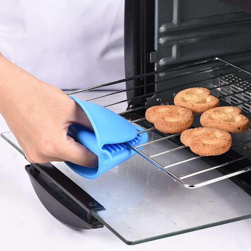 Găng tay nhấc nồi, nhấc đồ nóng chống phỏng bằng silicon hình mỏ vịt