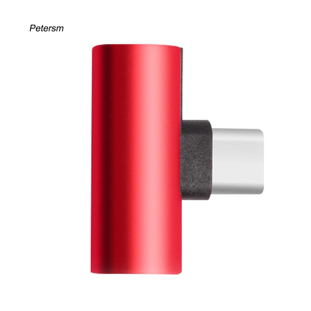 Dây cáp chia cổng sạc USB loại C 2 trong 1 tiện dụng dành cho điện thoại Xiaomi