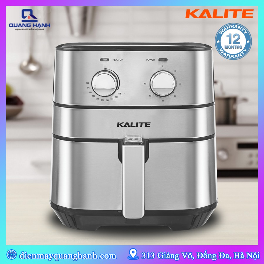 [Chính hãng] Nồi chiên không dầu Kalite Q5 5.5L