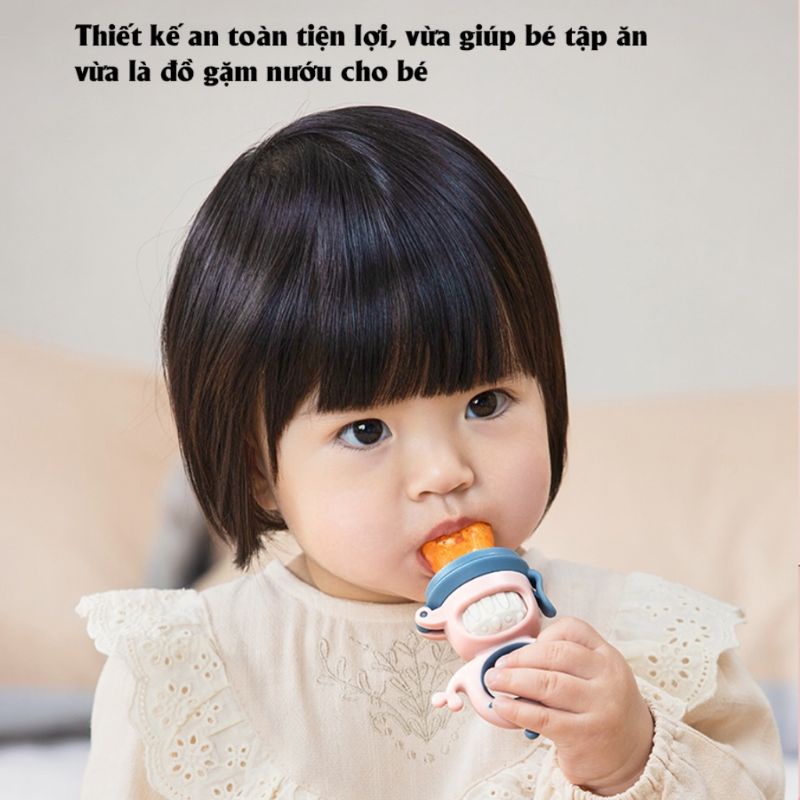 Túi nhai chống hóc AAG 4007 kèm 3 núm nhai + dây đeo