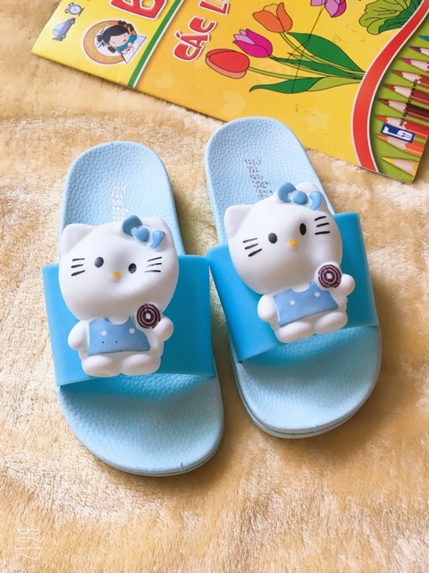 Dép bé gái hình mèo kitty siêu dễ thương