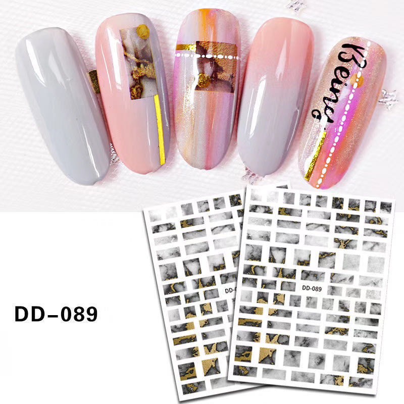 Phần 1 - Mã 927-DD089 . Miếng dán trang trí móng xinh - Sticker dán móng tay