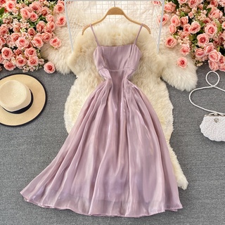 #1120 Đầm hai dây có size 2 màu đầm dạ tiệc 2 lớp siêu cổ tích