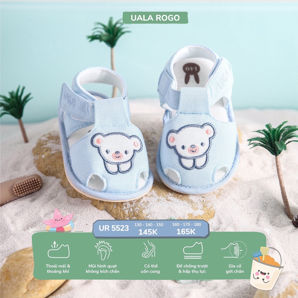 (UALAROGO) Giày/Dép Sandal tập đi UR5523