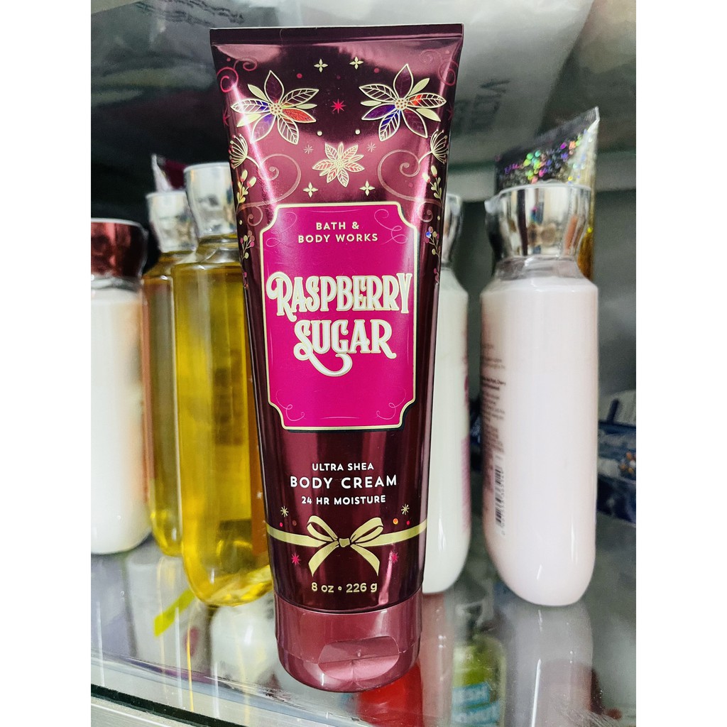 Sữa Dưỡng Thể Bath & Body Works Raspberry Sugar Ultra Shea Body Cream 226ml.