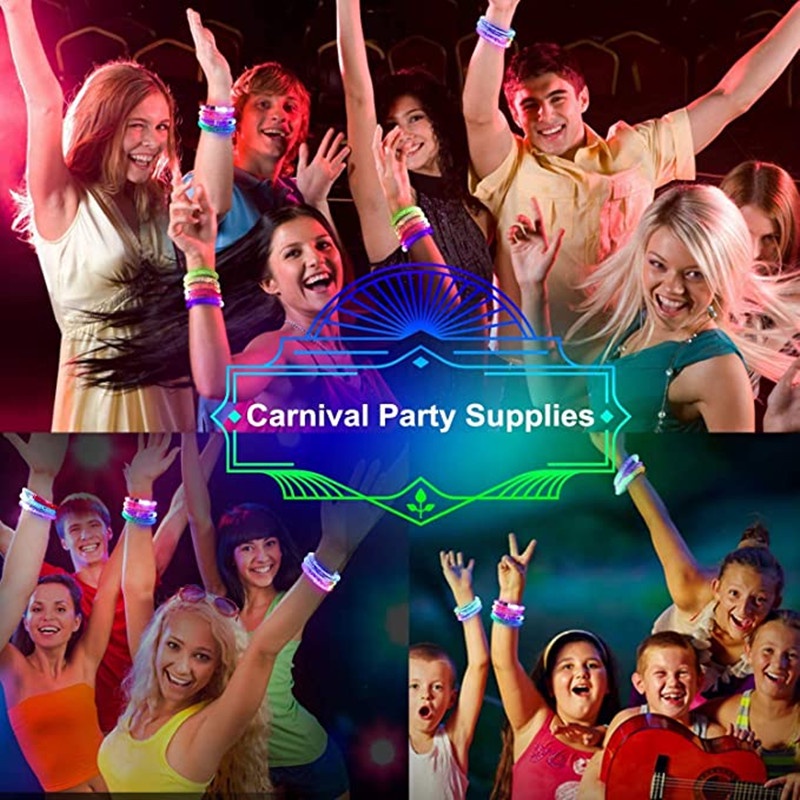 Vòng Tay Phát Sáng Nhiều Màu Sắc Độc Đáo