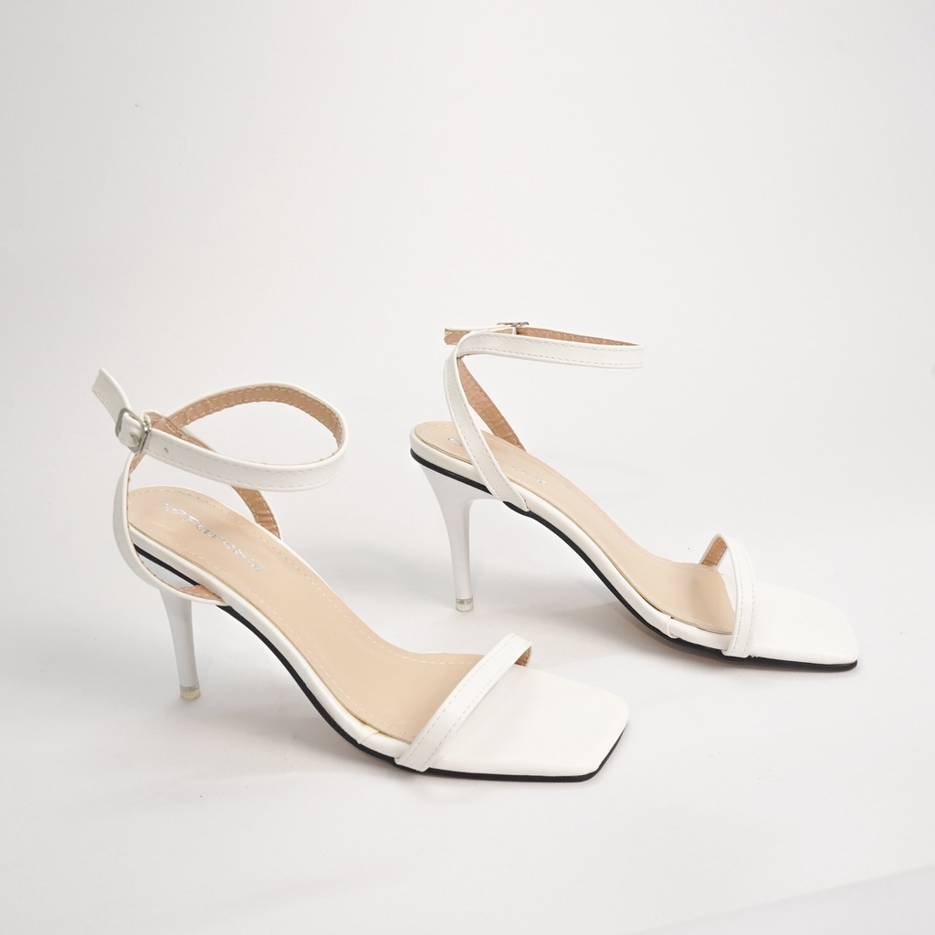 Giày sandal nữ gót 7cm quai dây mảnh mã V74