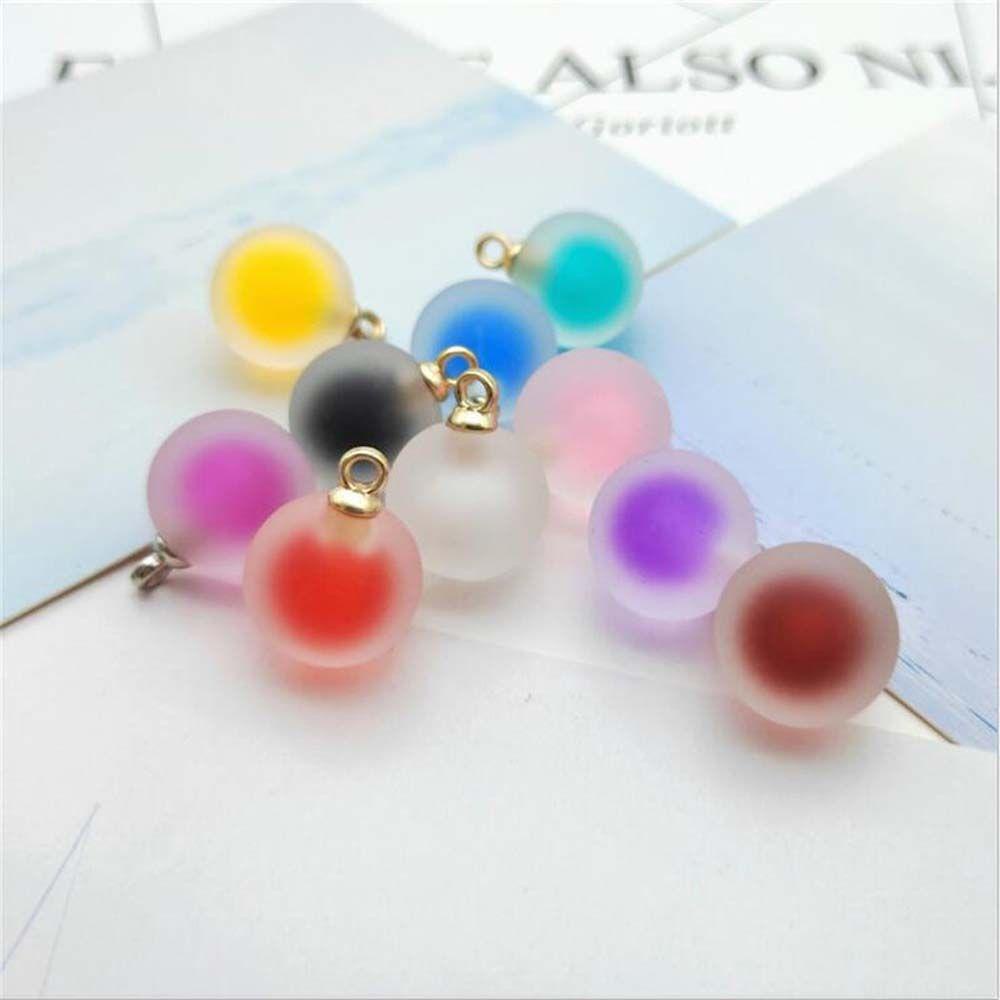 Set 10 Quả Cầu Thủy Tinh Acrylic 16MM Nhiều Màu Sắc Dùng Làm Đồ Thủ Công DIY
