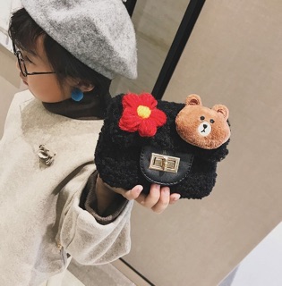 Túi gấu hoa trà cho bé