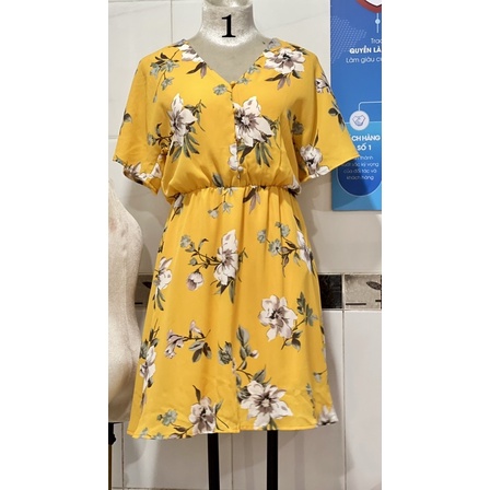 ĐẦM NỮ XUẤT DƯ MIDI RETRO SIENNA SKY