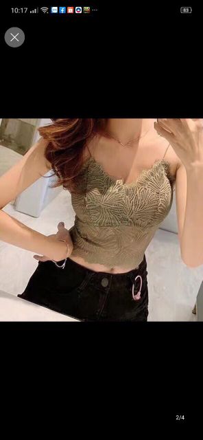Áo 2 dây ren hàng Quảng Châu