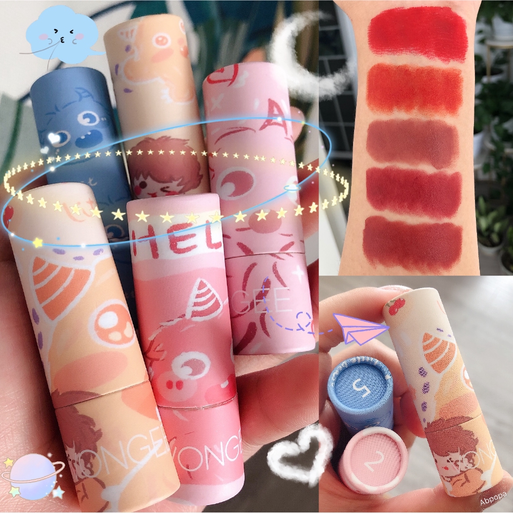 (Hàng Mới Về) Son Môi Vongee Chất Nhung Lì Lâu Trôi Dưỡng Ẩm