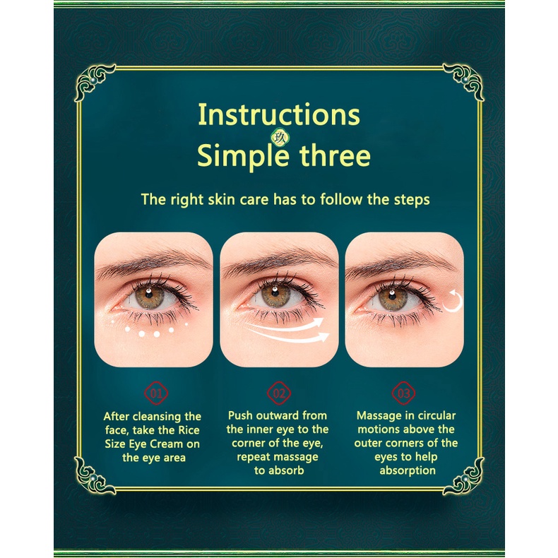 Kem dưỡng da vùng mắt JOMTAM mượt mà hạn chế quầng thâm chống nhăn và chống lão hóa hiệu quả 20g | BigBuy360 - bigbuy360.vn