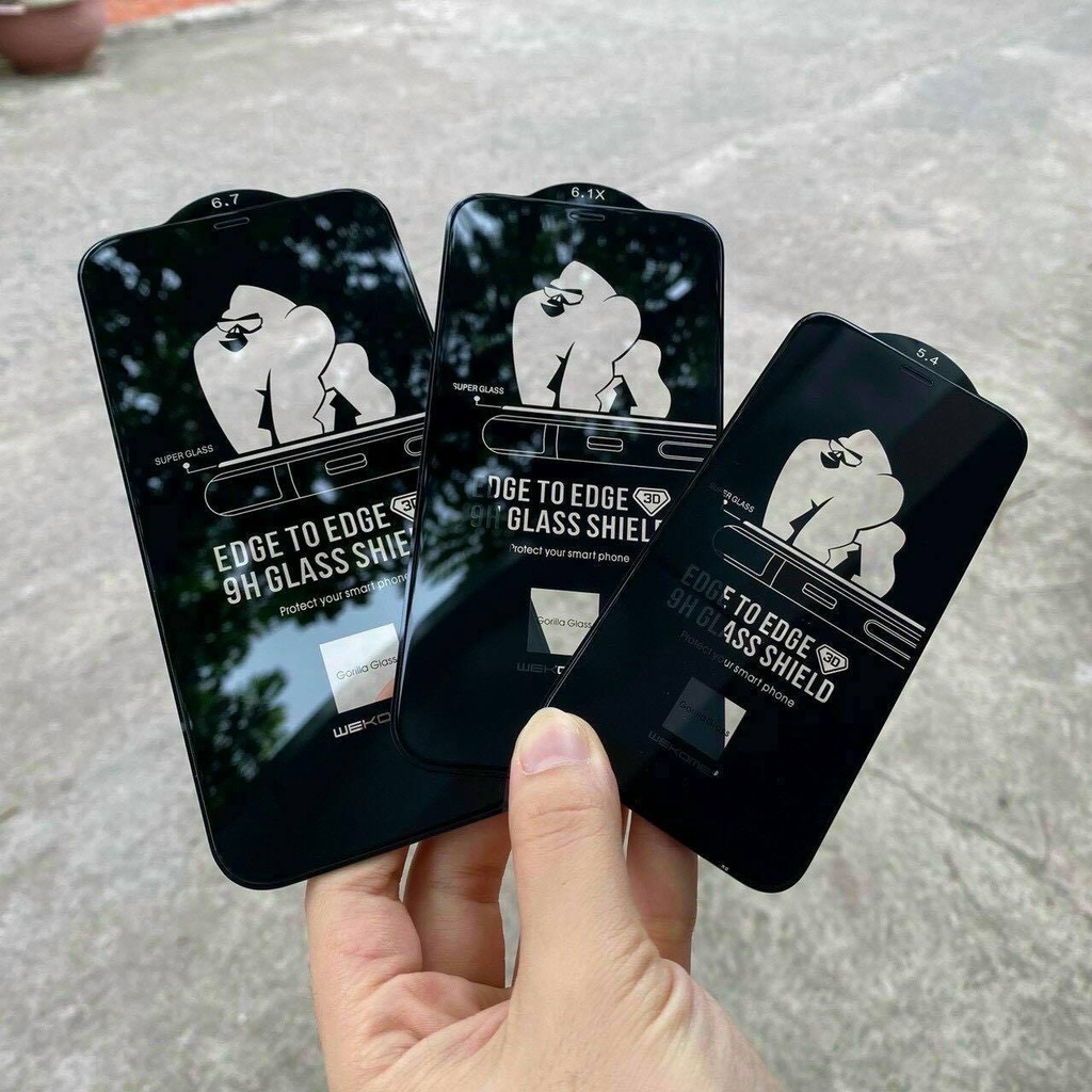 Cường lực iphone, kính cường lực KingKong 6D Phủ NANO Cho IP7P/X/11/11PRO/12PRMAX/13/14/14/14PRO/PROMAX