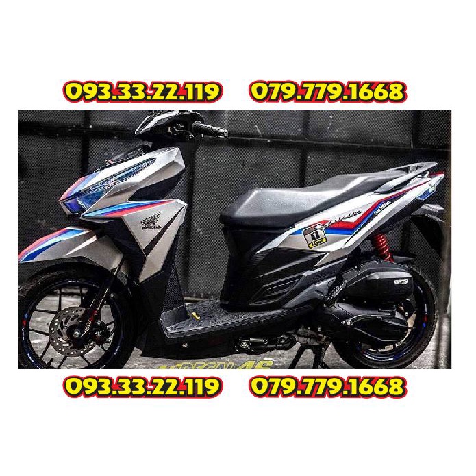 Tem Rời Vario 150 2017 Dán Xe Trắng Hoặc Xám
