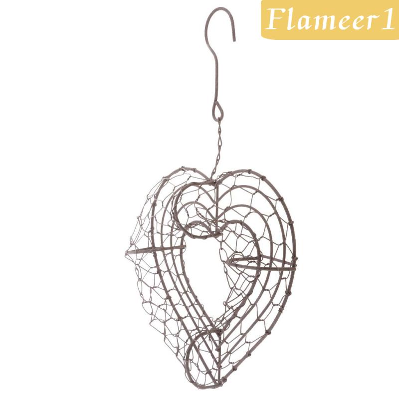 1] Vòng Sắt 26cm Tự Làm Chậu Hoa Trang Trí Tường