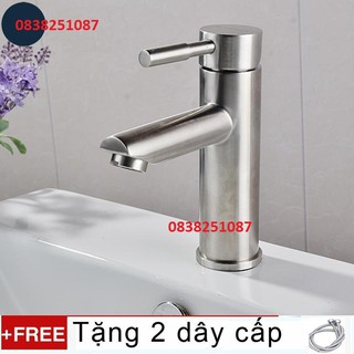 Vòi lavabo nóng lạnh sus 304 lv7002