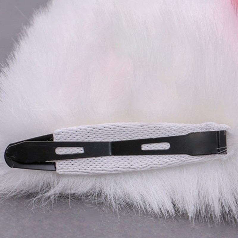 Nhật Bản Lolita Anime Kẹp Tóc Dễ Thương Lông Tai Mèo Kẹp Tóc với Bowknot Chuông Cosplay Trang Phục Snap Barrette